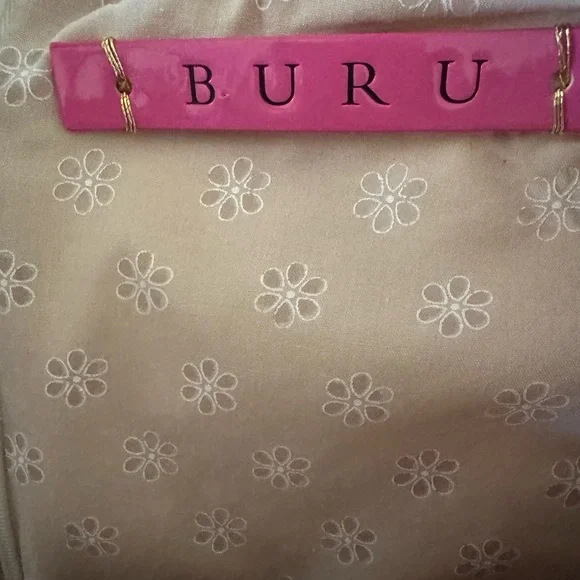 Buru X Megan Stokes Pink Floral Ruffle Sleeve Midi Maxi Dress Size Small - Picture 3 of 8